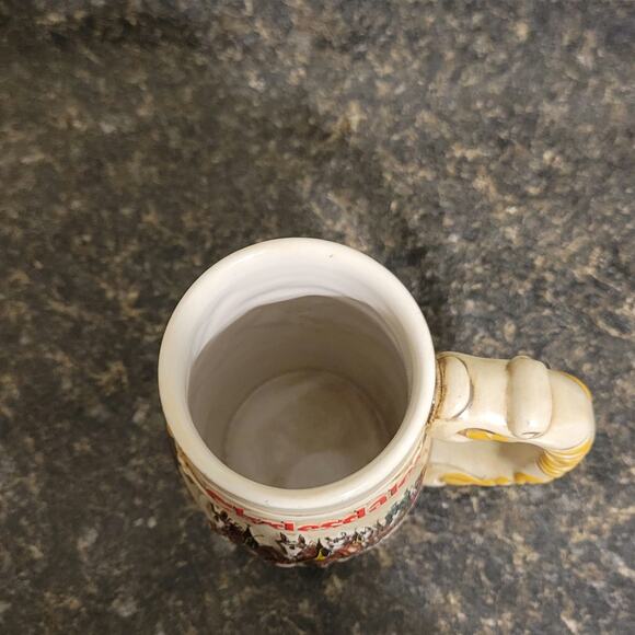 Anheuser Busch Budweiser Holiday Stein 1983 Wheatland, No Box - Picture 6 of 6